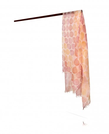 Палантин Унисекс HAND.W40-FEUILLE/ROSE